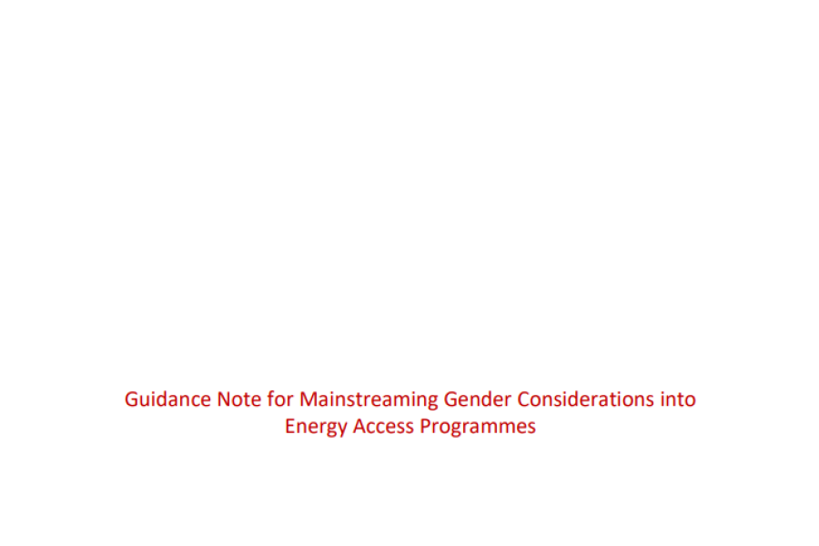 Screenshot showing the cover page of the resource, including the title, transforming energy access logo, and an abstract. 