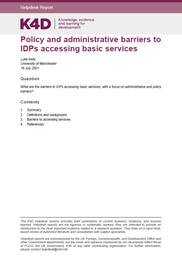 a screenshot of the first page of the resource, showing the title, research question, content outline and the publisher’s logo.