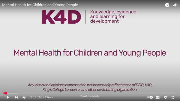 A screenshot of the opening page of the video, including the publisher’s logo, title, and disclaimer details.